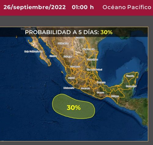 Alerta Protección Civil hoy lunes por Pronóstico de Fuertes Lluvias e Intervalos de Chubascos en Colima