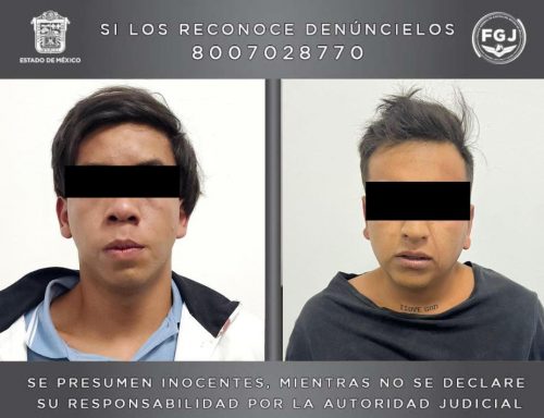 Detienen a Ladrones de Vehículos y Presuntos Homicidio de Ministerio Público del Edomex