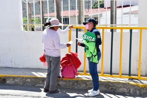 Acerca Dirección de Seguridad Pública de Huamantla Acciones de Proximidad Social a Benito Juárez