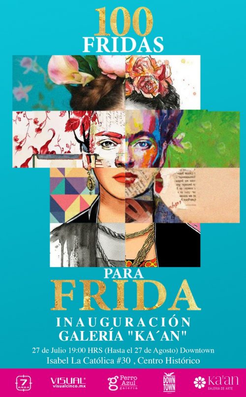 Llega a México la Exposición Colectiva 100 Fridas para Frida 