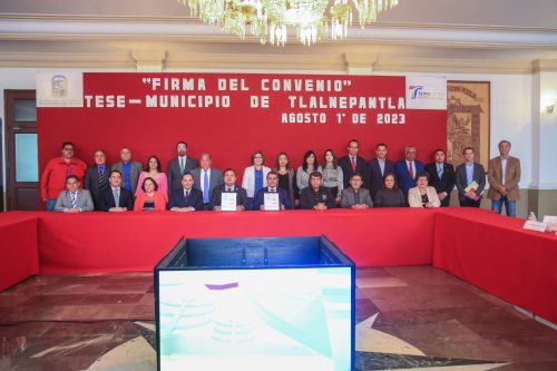 Gobierno de Tlalnepantla y Tecnológico de Estudios Superiores de Ecatepec Firman Convenio de Colaboraciòn