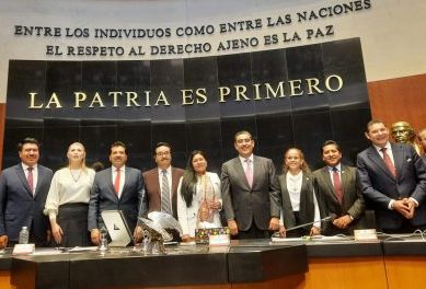 Refrenda Senadora Ana Lilia Rivera Compromiso de la Cámara Alta para Preservar y Defender la Libertad