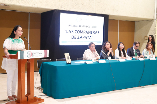 Presentan en la Cámara de Diputados el libro “Las compañeras de Zapata”