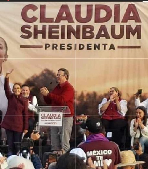 Evangelina Moreno estuvo Presente en el Mitin de Claudia Sheinbaum de Tijuana