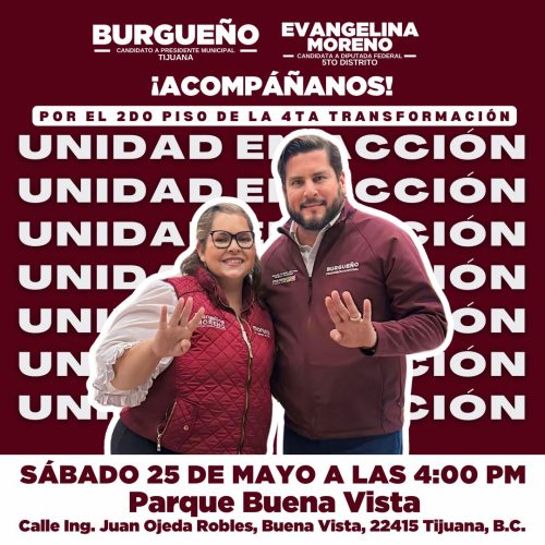 Todos a la Jornada de Unidad de Acción en el Parque Buena Vista el Próximo Sábado: Evangelina Moreno