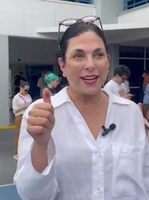 Que la gente esté saliendo a votar significa libertad y democracia: diputada Marcela Guerra Castillo