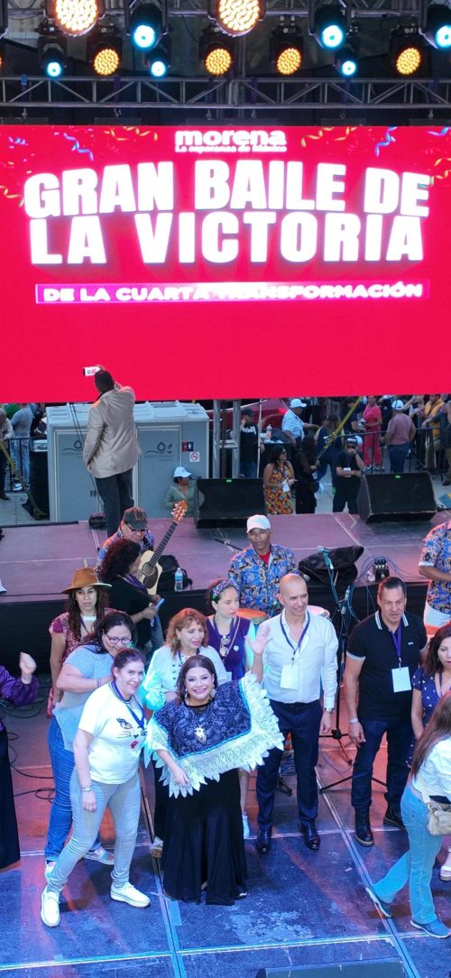 Celebra Clara Brugada Triunfo de la 4t en la CdMx con Gran Baile de la Victoria