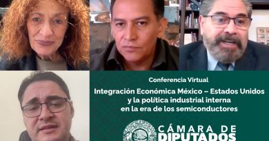 Organizan en Palacio Legislativo de San Lázaro conferencia virtual sobre integración económica México-EU y política industrial