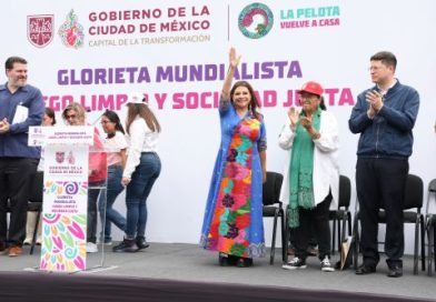 Inaugura Clara Brugada Glorieta Mundialista para prevención de delitos durante Copa del Mundo