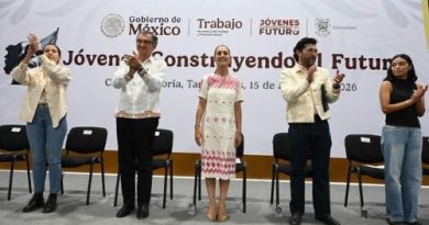 Presidenta entrega apoyos de Jóvenes Construyendo el Futuro en Ciudad Victoria, Tamaulipas
